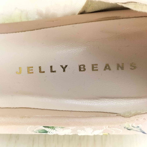 jerry beans プリント刺繍 パンプス レディース JPN:22.5