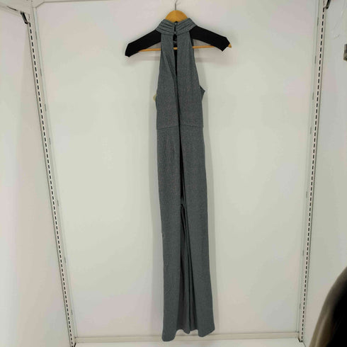 saylor ノースリーブオールインワン ラメ メタリック レディース