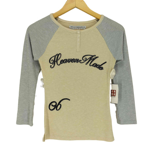 SCULPTOR ラグランフロントプリントL/S TEE レディース JPN:M
