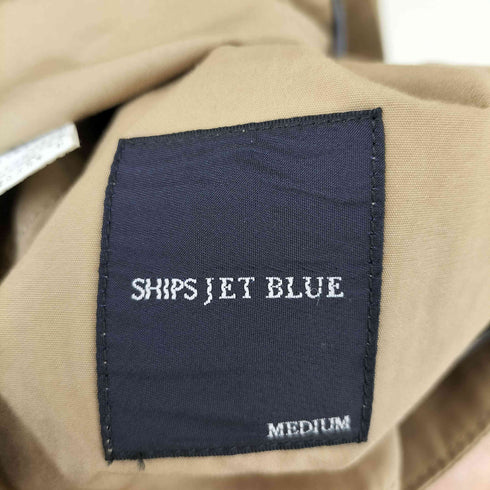 シップスジェットブルー SHIPS JET BLUE ネックベルトシングルジャケット メンズ M