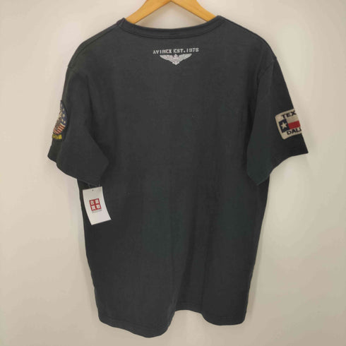 アヴィレックス AVIREX ワッペンデザインクルーネックTシャツ メンズ 2XL