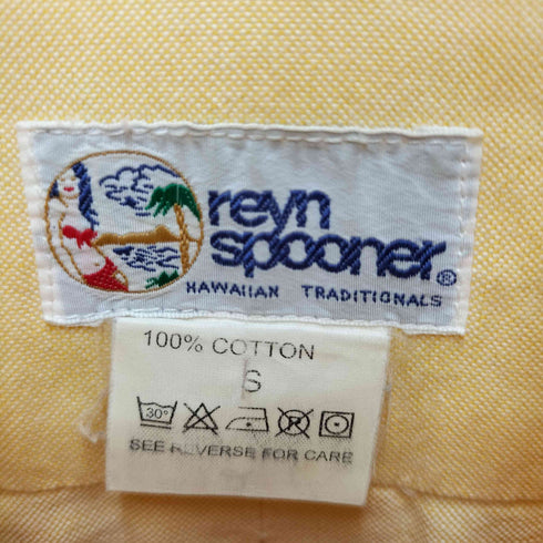 レインスプーナー Reyn Spooner 90S ハーフボタンB/Dシャツ ボックスシルエット メンズ JPN:S