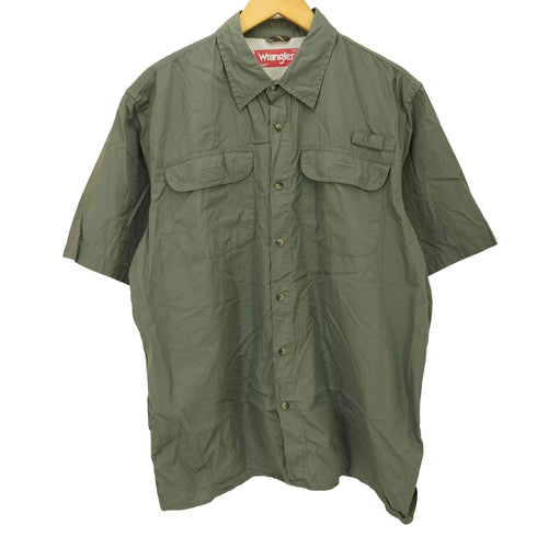 ラングラー Wrangler 裏地首元メッシュワークシャツ メンズ JPN:L