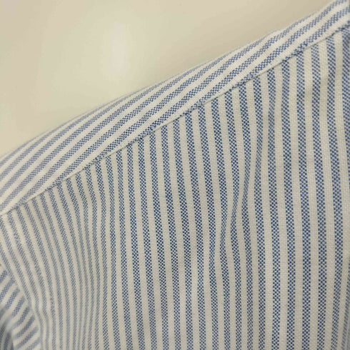 ラルフローレン RALPH LAUREN CUSTOM FIT フロント刺繍 ストライプB/Dシャツ メンズ JPN:M