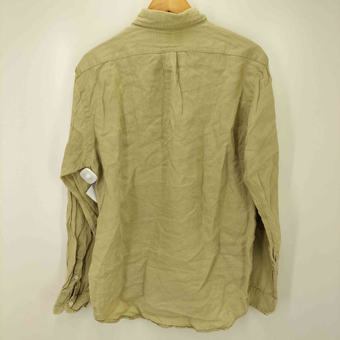 ラルフローレン RALPH LAUREN CLASSIC FIT ポニ―刺繍B/Dリネンシャツ メンズ JPN:M
