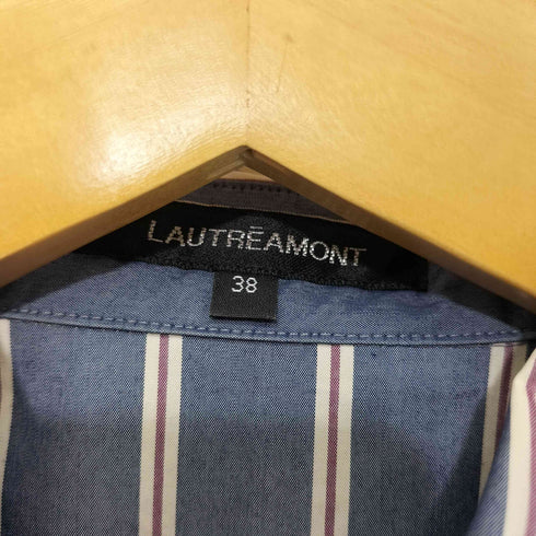 ロートレアモン LAUTREAMONT ストライプシャツワンピース レディース 38