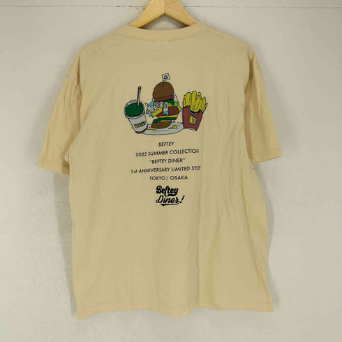 BEFTEY 22SS 両面プリント クルーネックTシャツ メンズ import:XL