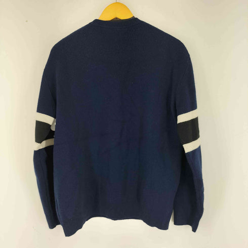 ラコステ LACOSTE Crew Neck Contrast Bands Heathered Jacquard Sweater メンズ FR;4