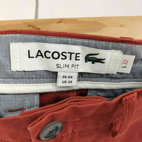 ラコステ LACOSTE スリムフィットチノパンツ メンズ L32