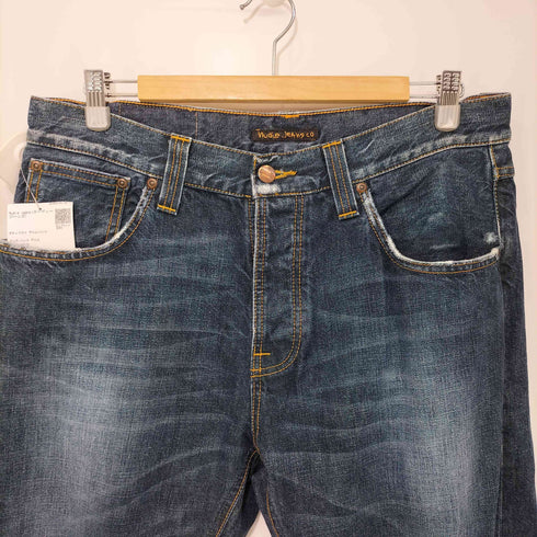 ヌーディージーンズ Nudie Jeans ボタンフライ デニムパンツ メンズ W32L32