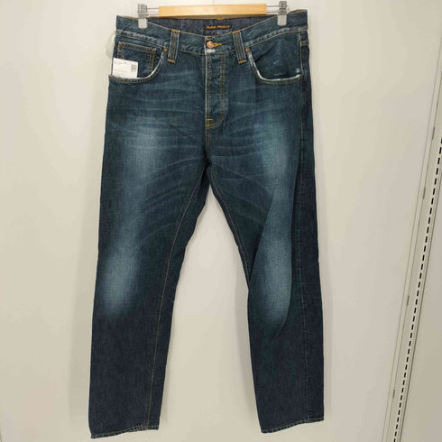 ヌーディージーンズ Nudie Jeans ボタンフライ デニムパンツ メンズ W32L32