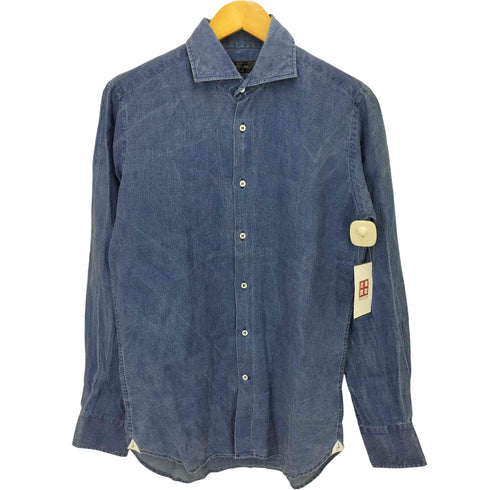 アルチザン ARTISAN ワイドカラー リネンシャツ メンズ import:M