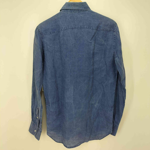アルチザン ARTISAN ワイドカラー リネンシャツ メンズ import:M