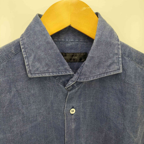アルチザン ARTISAN ワイドカラー リネンシャツ メンズ import:M