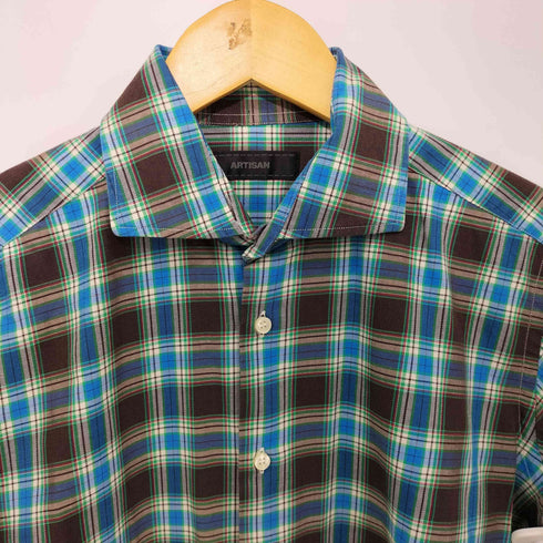 アルチザン ARTISAN コットンチェックシャツ メンズ import:M