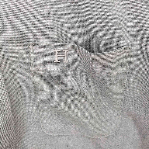 ハリウッドランチマーケット HOLLYWOOD RANCH MARKET Hロゴ ボタンダウンシャツ メンズ JPN:1