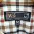 ダックスロンドン DAKS LONDON S/Sシアサッカーチェックシャツ メンズ M