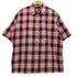 ディーゼル DIESEL XXL オンブレチェック ボックスシルエット 特殊加工 オーバーサイズシャツ メンズ import:XXL