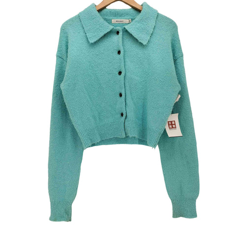 マウジー moussy CROPPED KNIT シャツ レディース FREE