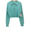 マウジー moussy CROPPED KNIT シャツ レディース FREE