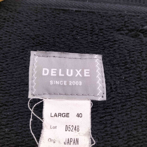 デラックス DELUXE ダメージ加工クルーネックスウェット メンズ JPN:L