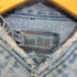 ブルーブルーハリウッドランチマーケット BLUE BLUE H.R.MARKET ダメージ加工 ノーカラーデニムウエスタンシャツ メンズ JPN:1