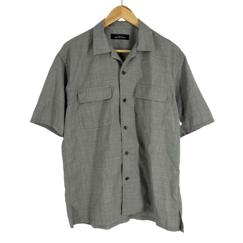 ユナイテッドアローズグリーンレーベルリラクシング UNITED ARROWS green label relaxing CM ウォッシャブルトロ Wパッチ オープンカラー 半袖 シャツ メンズ 1