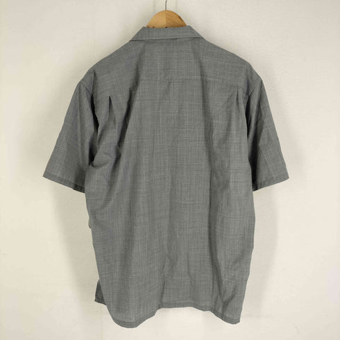 ユナイテッドアローズグリーンレーベルリラクシング UNITED ARROWS green label relaxing CM ウォッシャブルトロ Wパッチ オープンカラー 半袖 シャツ メンズ 1