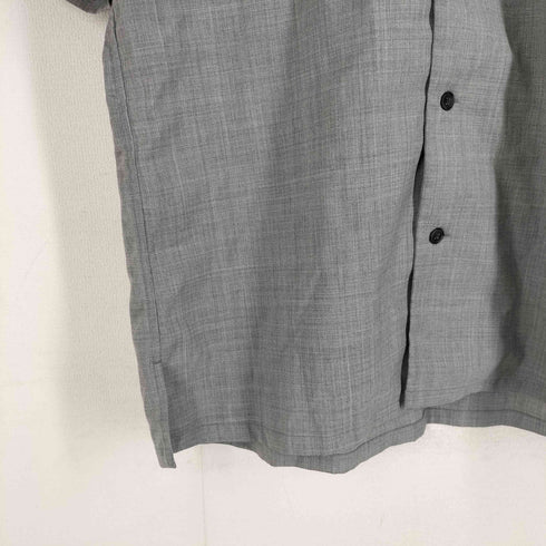 ユナイテッドアローズグリーンレーベルリラクシング UNITED ARROWS green label relaxing CM ウォッシャブルトロ Wパッチ オープンカラー 半袖 シャツ メンズ 1