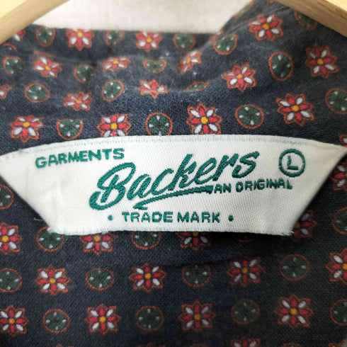バッカーズ Backers 総柄ショートスリーブシャツ メンズ JPN:L