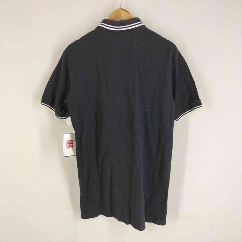 フレッドペリー FRED PERRY 別注 ブラックデニム 鹿の子ポロシャツ メンズ JPN:L