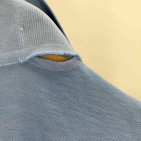 アイゾッドラコステ IZOD LACOSTE 70s 糸巻きタグ 鹿の子ポロシャツ メンズ import:L