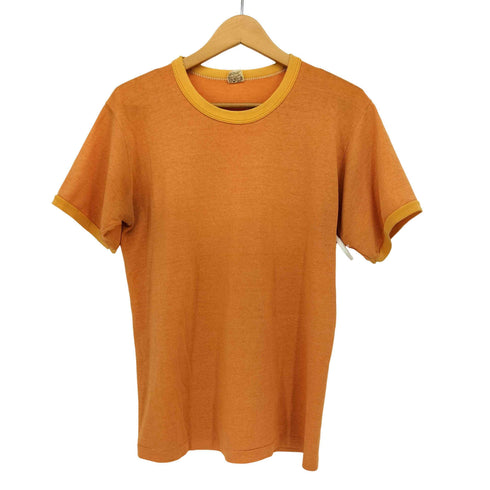 ラッセルアスレチック RUSSELL ATHLETIC 70-80s クルーネック S/S カラー Tシャツ メンズ import:M