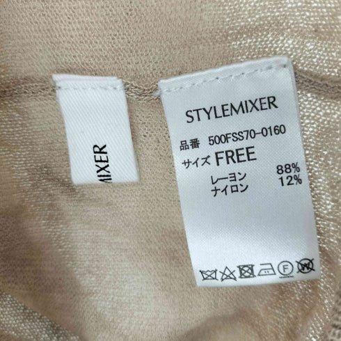 スタイルミキサー STYLEMIXER シアーダイニット レディース FREE