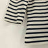 マーガレットハウエル MARGARET HOWELL 90S クルーネック コットン ボーダー 七分袖 Tシャツ レディース JPN:2