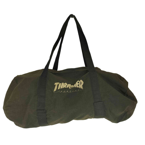 スラッシャー THRASHER 90-00S ロゴ プリント ドラム ボストンバッグ スケボー メンズ