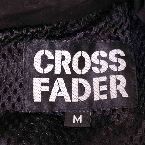 cross fader 5ポケット ハイネック フード付き ベスト メンズ import:M