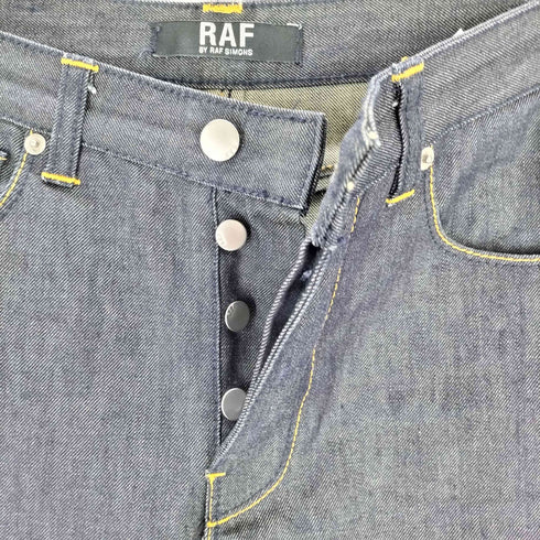ラフバイラフシモンズ RAF BY RAF SIMONS イタリア製 ストレートデニムパンツ メンズ 31