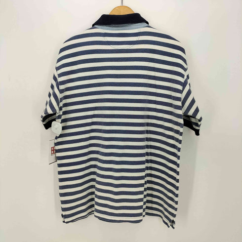 エルエルビーン L.L.Bean 80s CASCO BAY 鹿の子 ボーダー S/S ポロシャツ メンズ