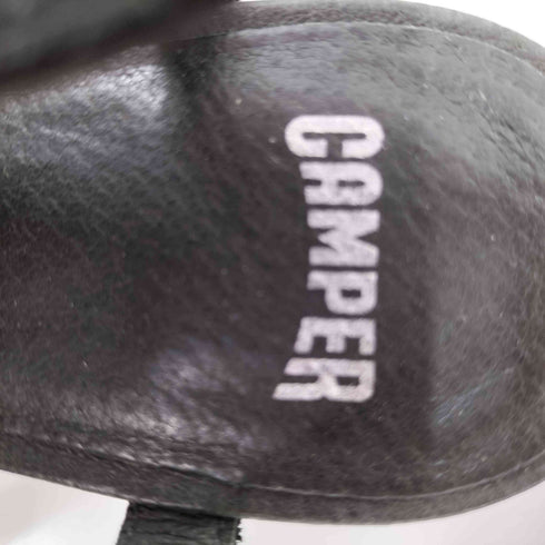 カンペール CAMPER Beth-Black ストラップヒールサンダル ミュール レディース EUR:35