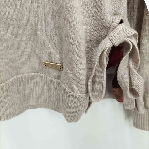 ブルーレーベルクレストブリッジ BLUE LABEL CRESTBRIDGE サイドリボンセーター レディース 38