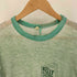 70-80S USA製 RUSSELL 金タグ 2nd ボディ 染み込み プリント リンガー Tシャツ トリム ボロ メンズ import:M