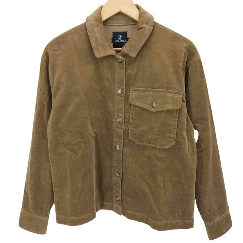 ヴォルコム VOLCOM コーデュロイシャツ レディース XS