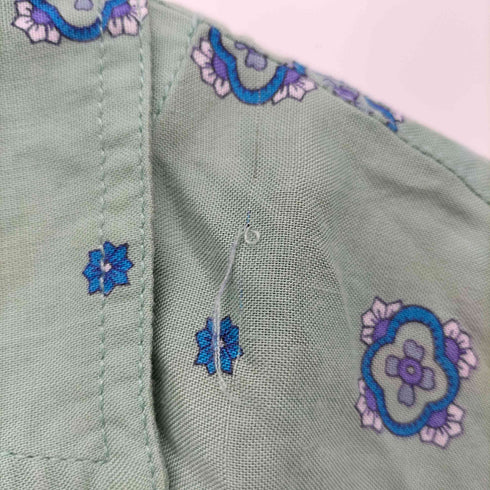 リズウェア LIZ wear 90S 総柄 S/S 開襟 シャツ メンズ import:M