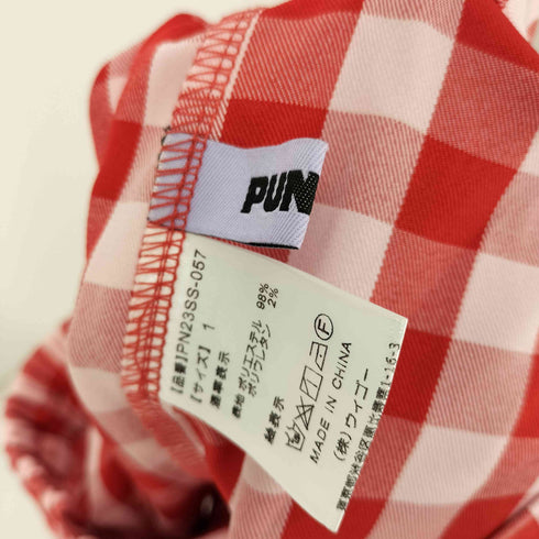 プニュズ PUNYUS 23SS ギンガムチェックタックパンツ レディース JPN:1