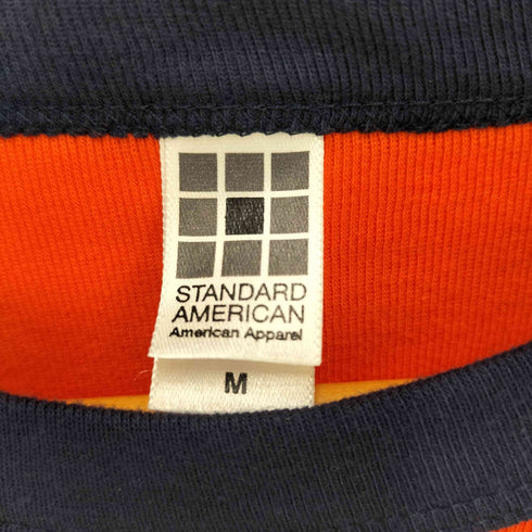 アメリカンアパレル AMERICAN APPAREL バンド ベースボールTシャツ メンズ import:M