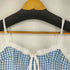ザラ ZARA Light blue and white top レディース JPN:XS