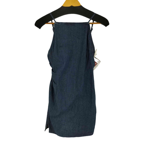 ザラ ZARA DRAPED TRF DENIM DRESS レディース JPN:S