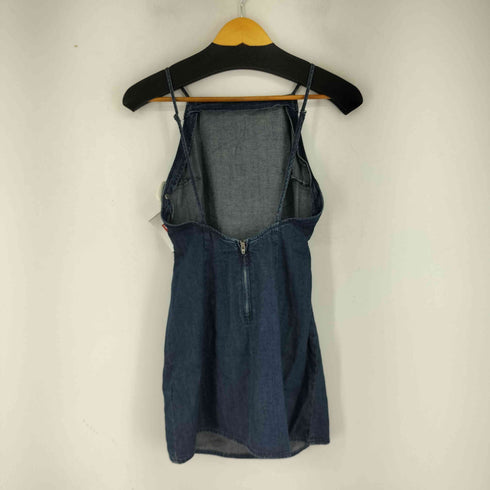 ザラ ZARA DRAPED TRF DENIM DRESS レディース JPN:S