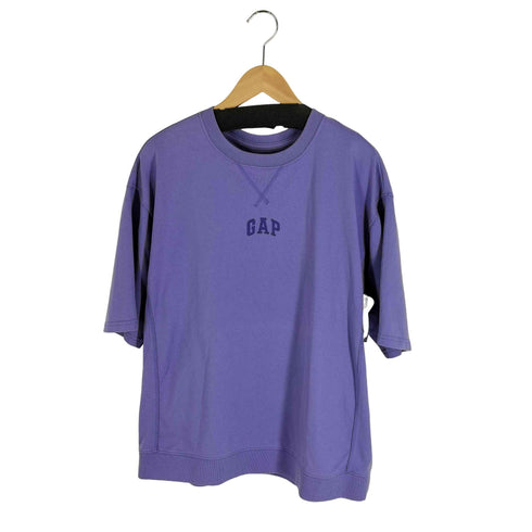ギャップ Gap 前V字ガゼット センターロゴプリント スウェット地Tシャツ メンズ JPN:S